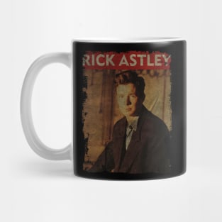 TEXTURE ART- Rick Astley - RETRO STYLE 1 Mug